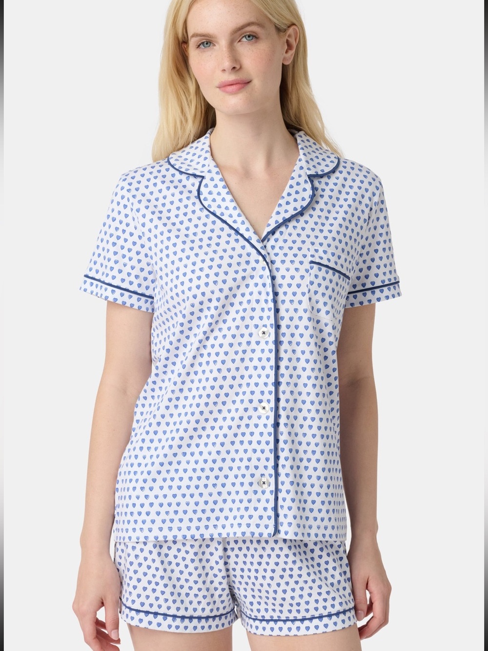 Roller Rabbit Hearts Polo Pajamas